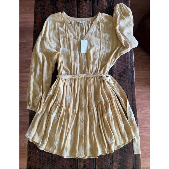 Z Supply Women’s easy to love palm tree dress size xsmall new with tags - Picture 15 of 16